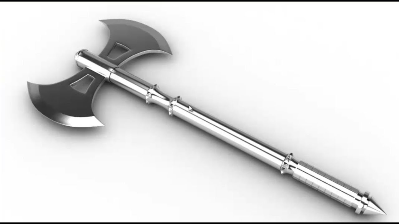 Axe modeling part 1