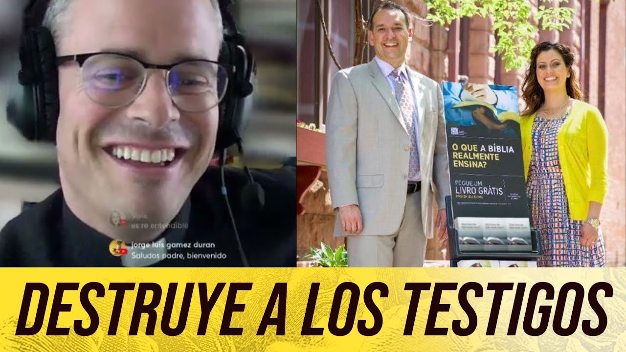 SACERDOTE CATÓLICO acaba con las mentiras de LOS TESTIGOS DE JEHOVA!!!