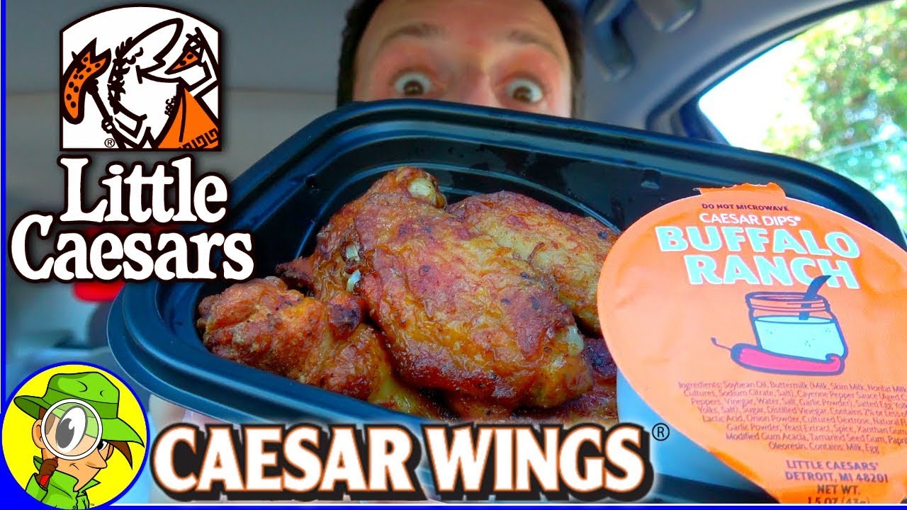 Маленький Caesars® | Caesar Wings® | Обзор продуктов питания! ??????...