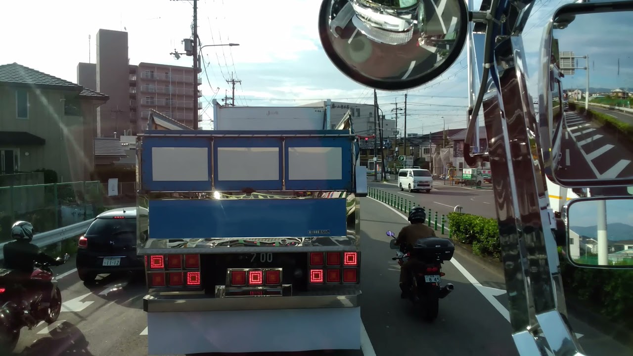 😊各局各局～皆さん～久しぶりの地元京都でのコマーシャル‼️関西ダンプ屋恒例の🙋おはよう～☀挨拶合戦‼️