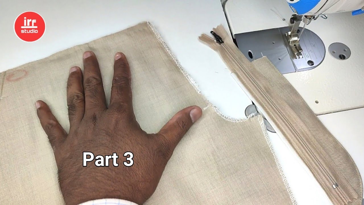 How To Sew A Pant Fly Zipper | Pant Fly zip Lagane Ka Easy Tarika Sikhe | Pant Stitch Part 3