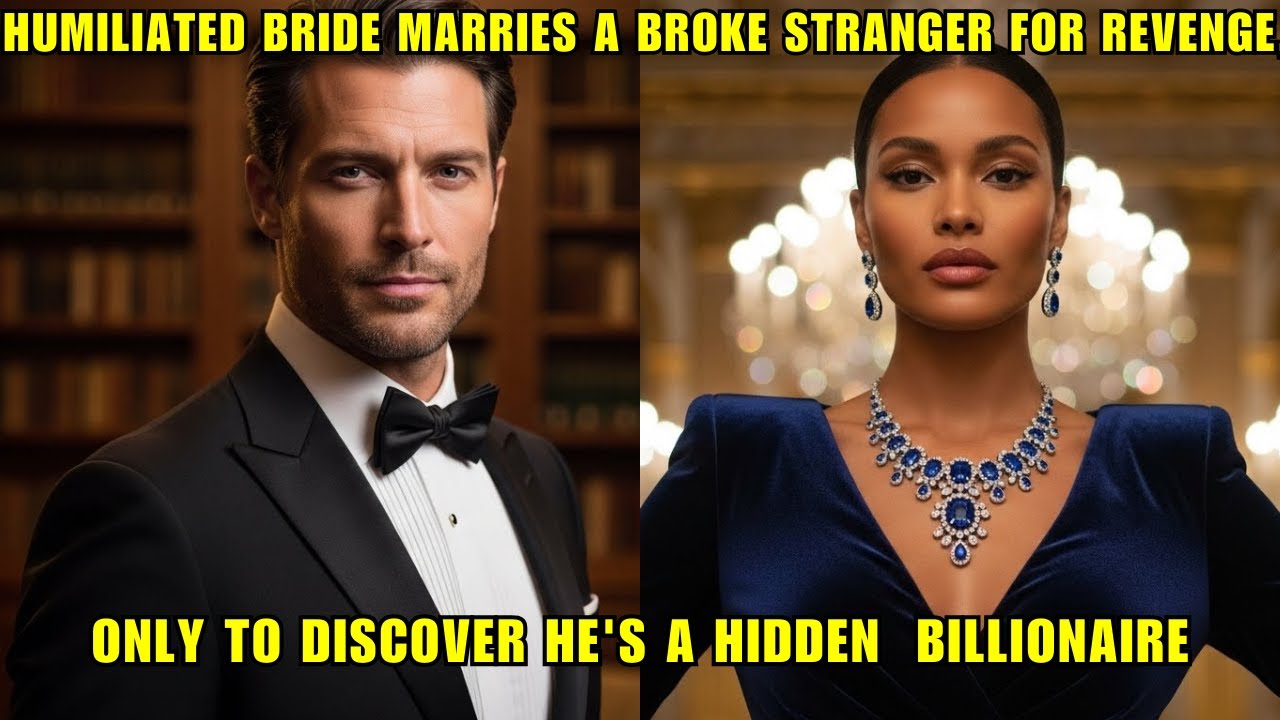 HUMILIATED BRIDE MARRIES A BROKE STRANGER FOR REVENGE, ONLY TO DISCOVER HE'S A HIDDEN BILLIONAIRE
