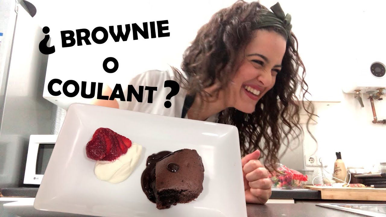 Cómo hacer un BROWNIE - COULANT de CHOCOLATE I Fácil, rápido y DELICIOSO