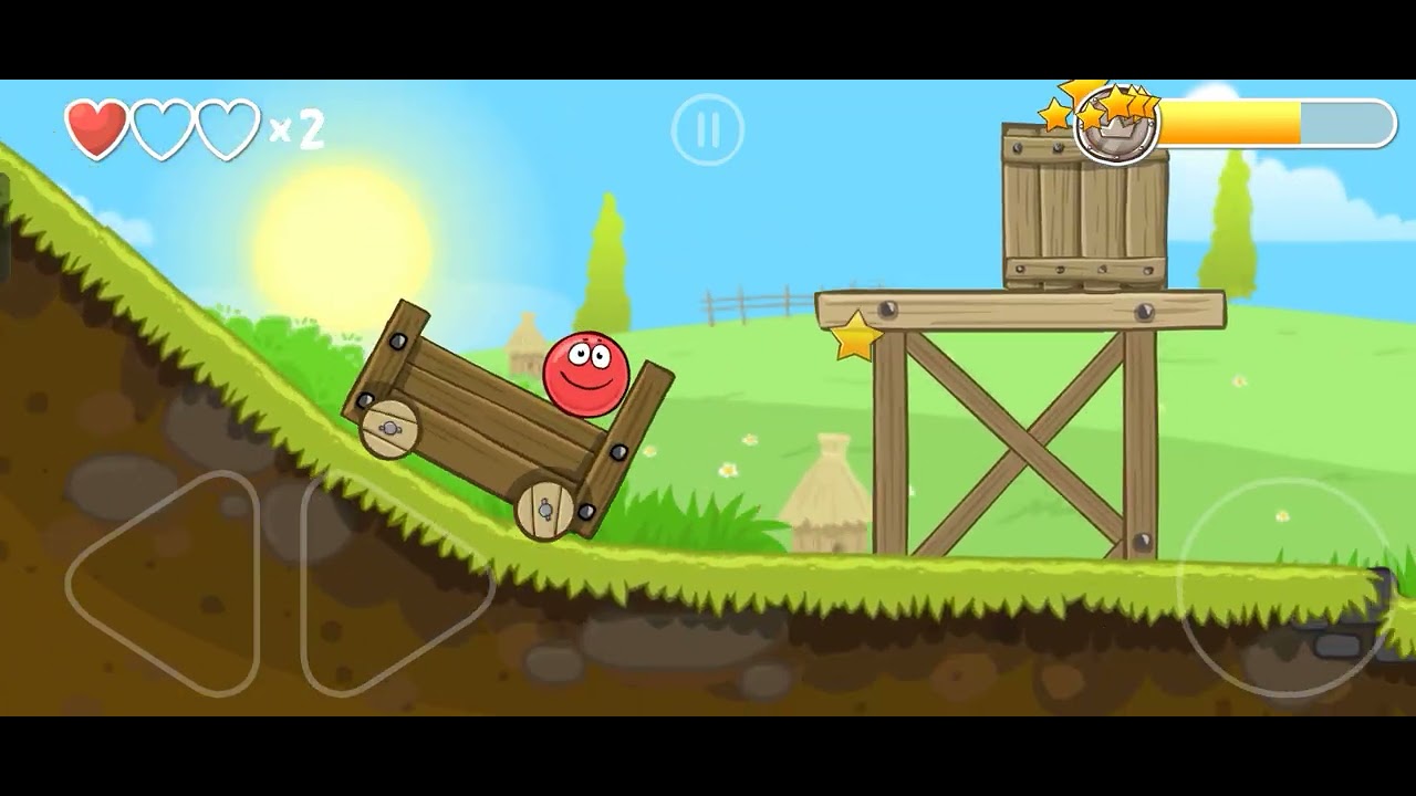 Играю в red ball мне очень понравилось но я уже его прошёл немножко