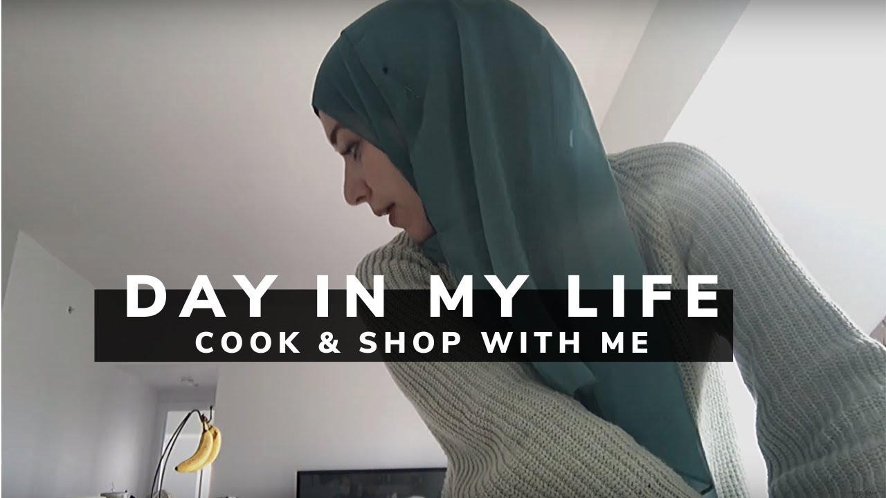 DAY IN THE LIFE OF A SAHM MUSLIM MOM | COOK & SHOP WITH ME