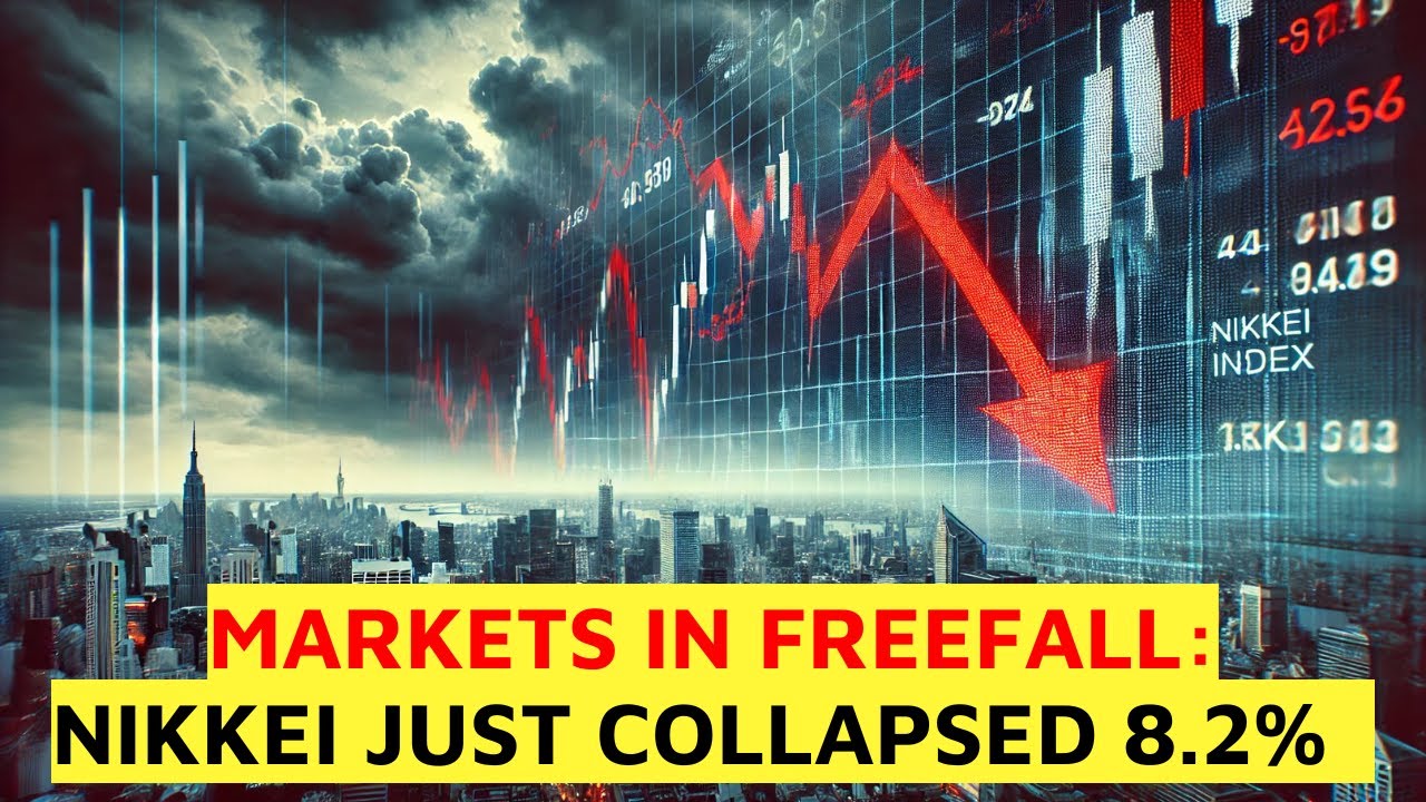 Nikkei Just Collapsed 8.2%. Japan&rsquo;s Biggest Crash Since 2020