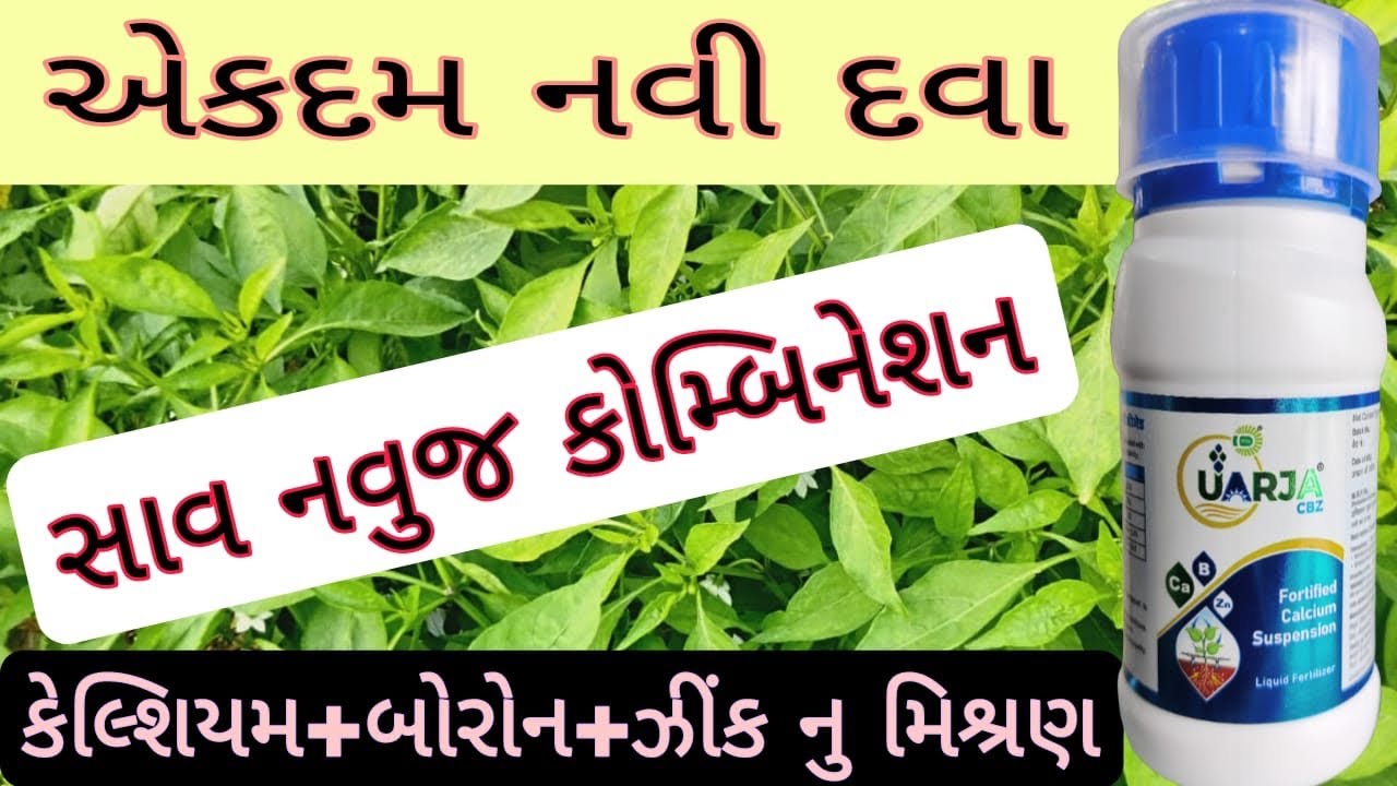 એકદમ નવી દવા | સાવ નવુ કોમ્બિનેશન | કેલ્શિયમ |બોરોન |ઝીંક | new liquid fertilizer