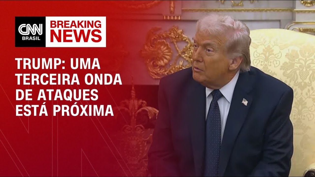 Uma terceira onda de ataques está próxima, diz Trump | BASTIDORES CNN