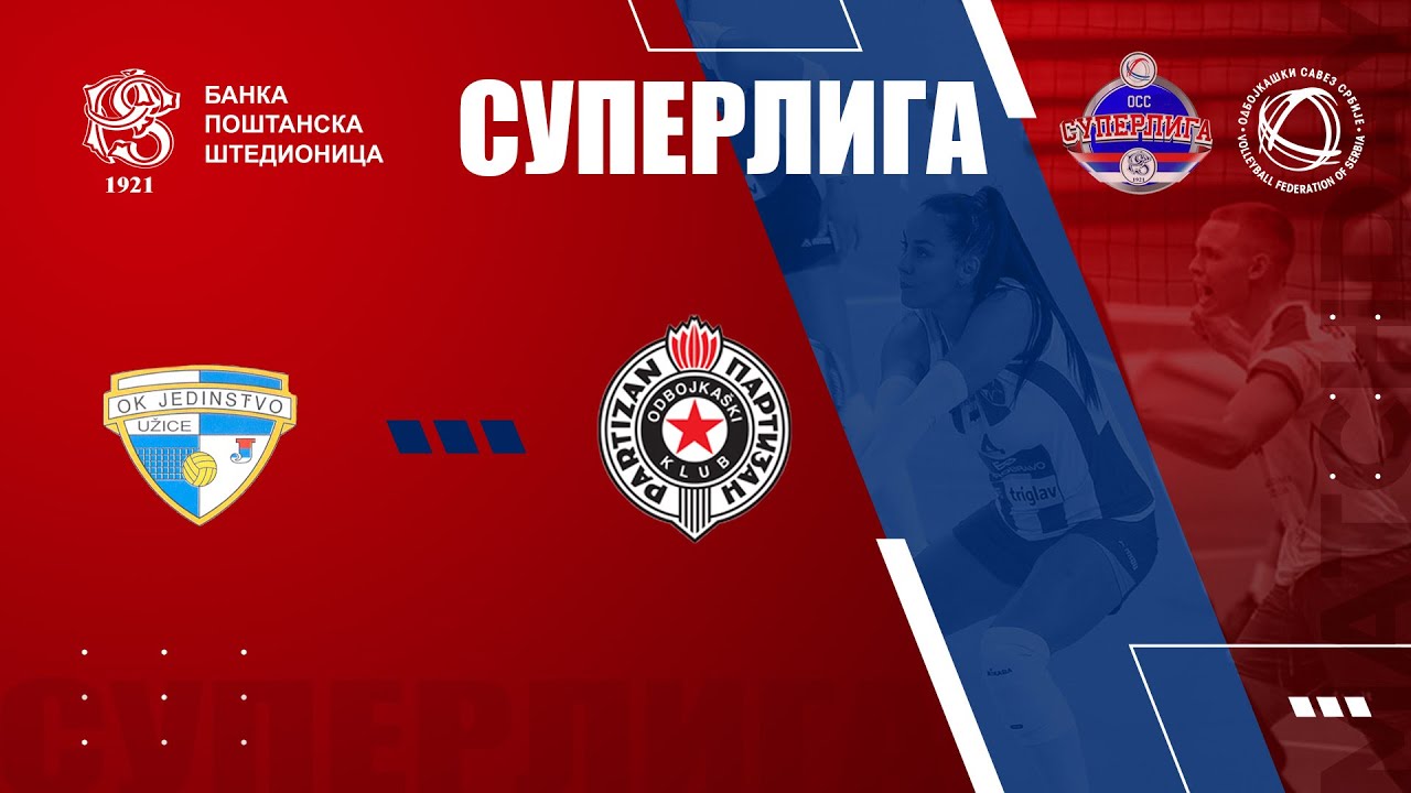 JEDINISTVO UE 🆚 PARTIZAN COPTECH 3:2 /2. KOLO BANKA POŠTANSKA ŠTEDIONICA SUPERLIGE ZA ODBOJKAŠICE/