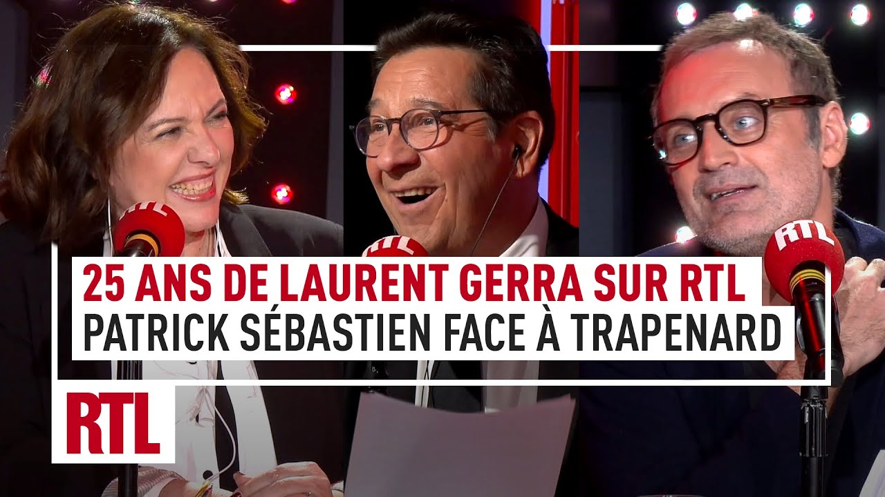 Laurent Gerra : Patrick S&eacute;bastien face au questionnaire d'Augustin Trapenard 🤣