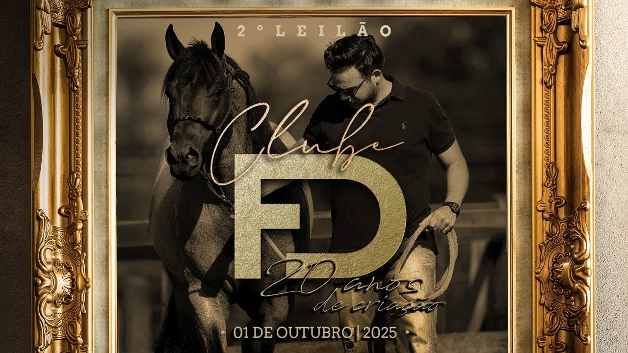2° LEILÃO LIVE CLUBE FD - 20 ANOS