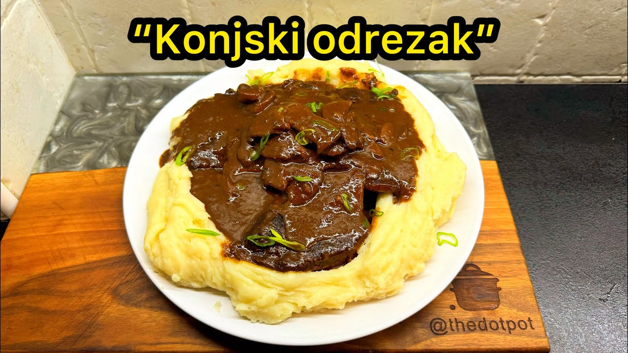 Konjska šnicla na lovački način! Najhumanije meso!!!