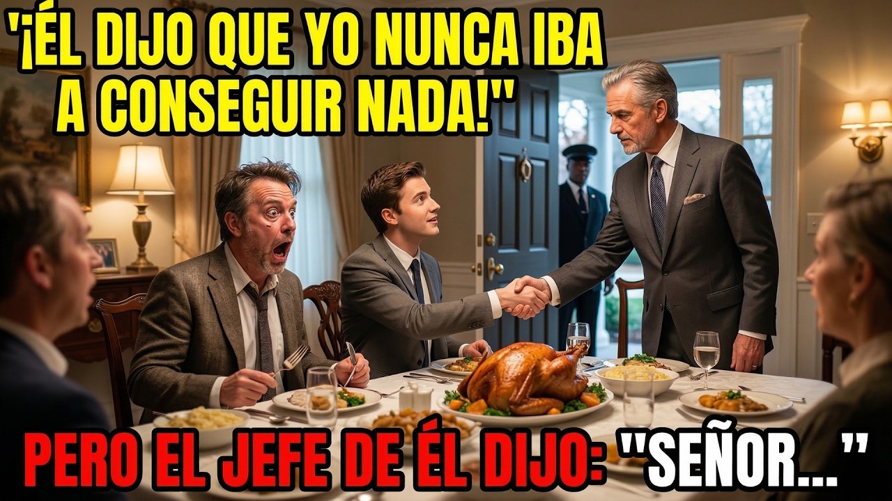 Mi papá me llamó fracasado, hasta que su jefe entró y cambió todo!