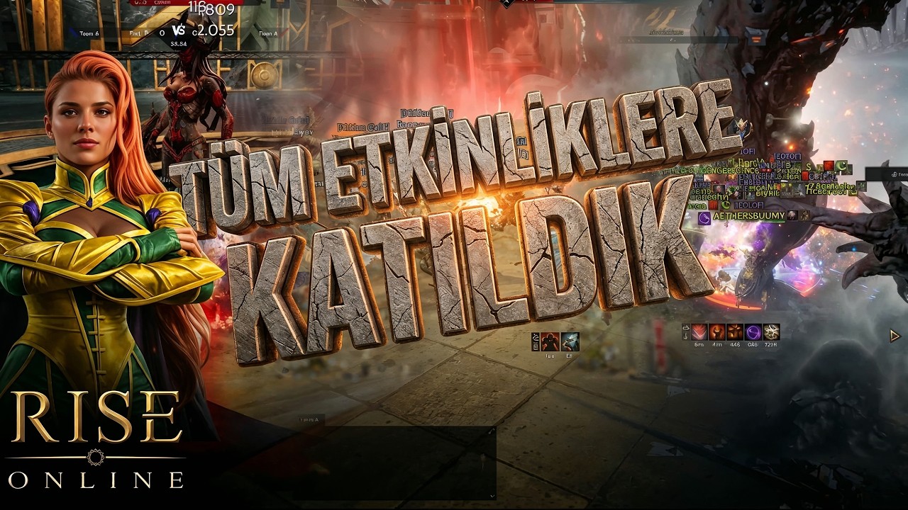 TÜM ETKİNLİKLERE KATILDIK 🔥| EKİBE MAGE ARIYORUZ ! RISE ONLINE