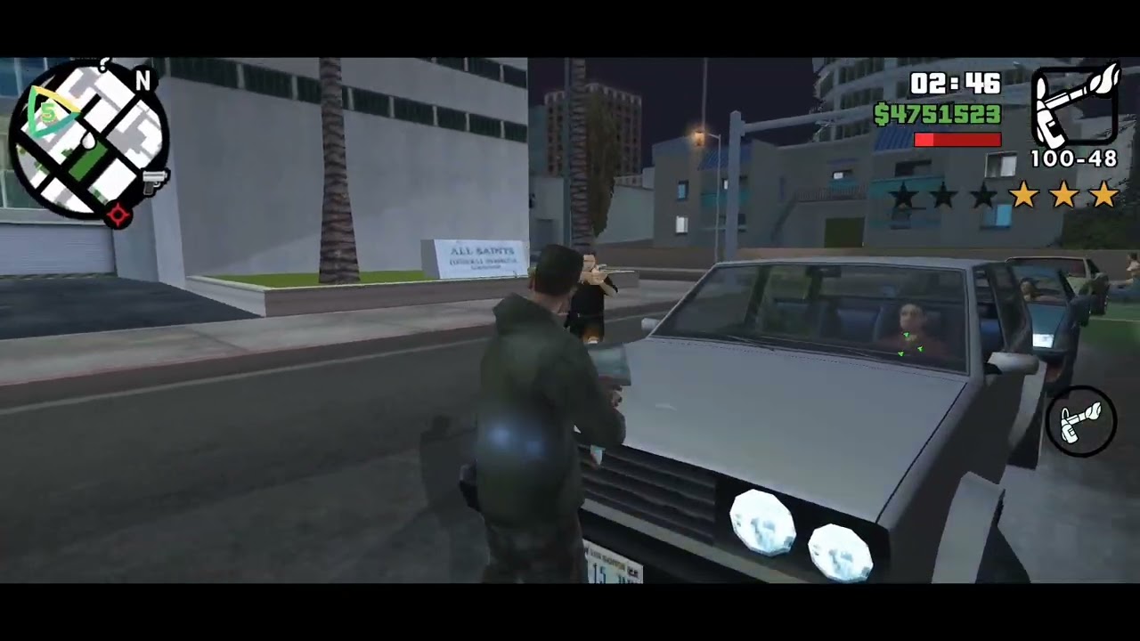 GTA San Andreas, Six Stars Wanted Level +Wasted ⭐️⭐️⭐️⭐️⭐️⭐️😲