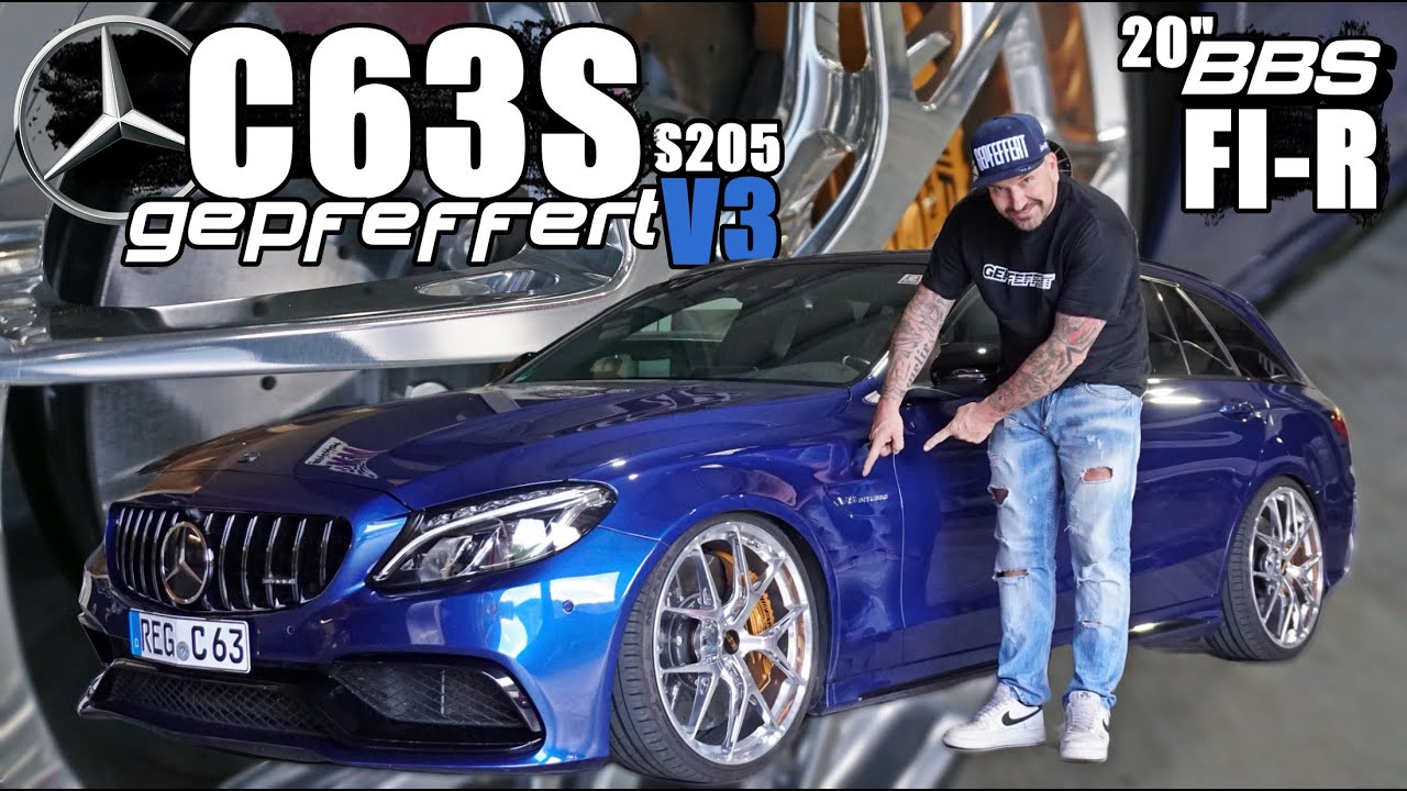 C63S AMG T-Modell (S205) mit GEPFEFFERT V3 und BBS FI-R