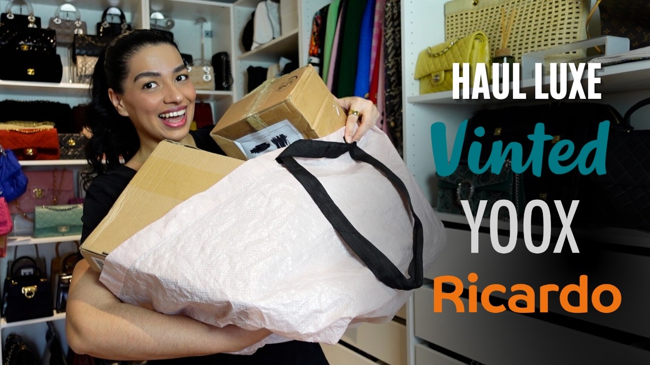 HAUL LUXE à PETIT PRIX 😱 Vinted, Yoox & Ricardo.ch | Mes trouvailles designer