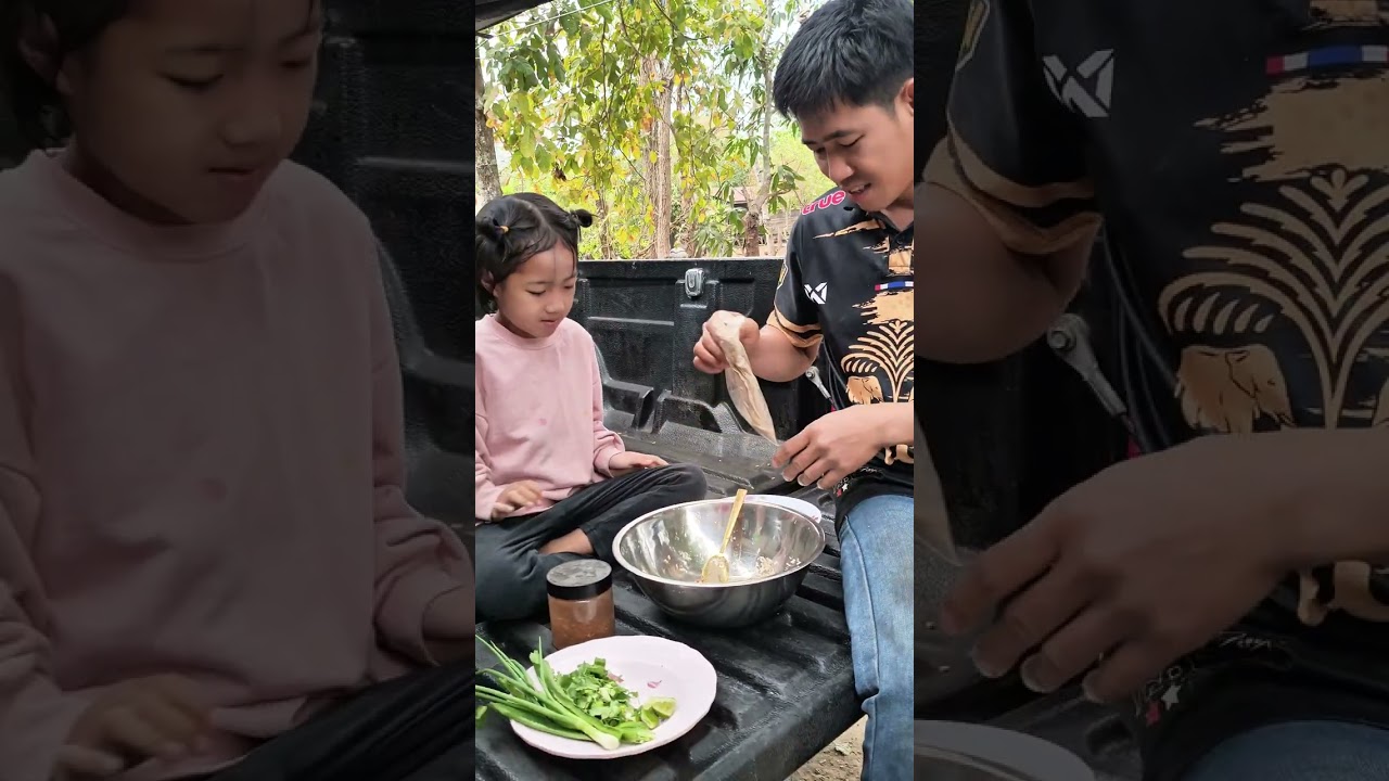 ก้อยไข่มดแดง #อาหารป่าตามฤดูกาล