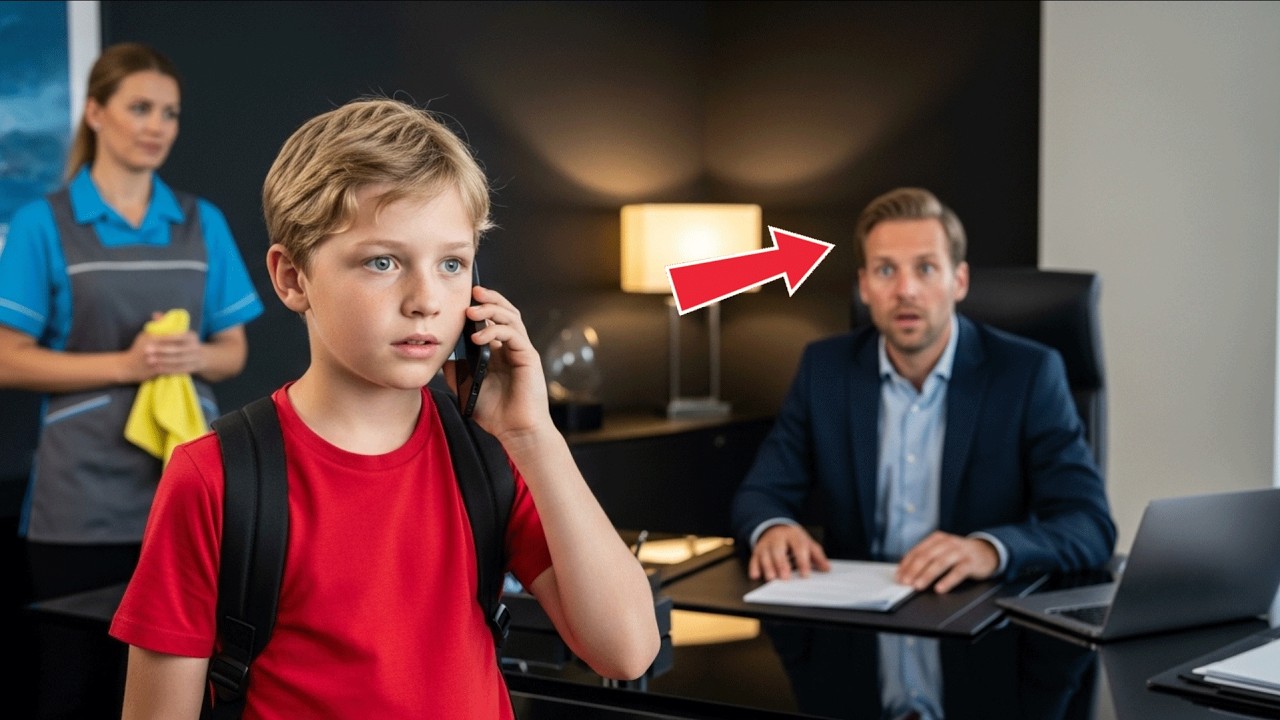 DE ZOON VAN DE SCHOONMAAKSTER NEEMT DE TELEFOON OP EN REDT HET GROOTSTE CONTRACT VAN DE CEO MILJONAI