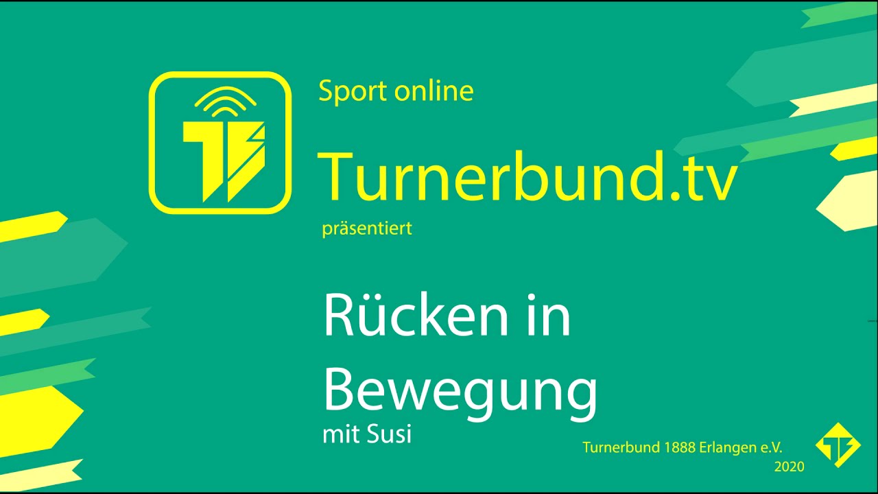 R&uuml;cken in Bewegung mit Susi 50+ | Turnerbund TV #002