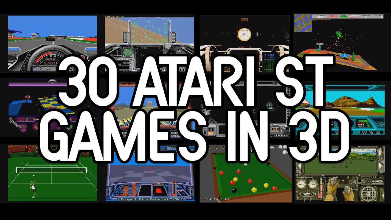 30 Atari ST Games In 3D
