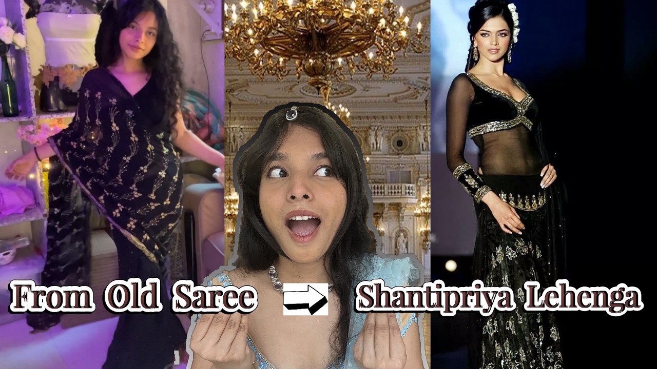 I Recreated Shanti Priya's Iconic Black Lehenga - Om Shanti Om