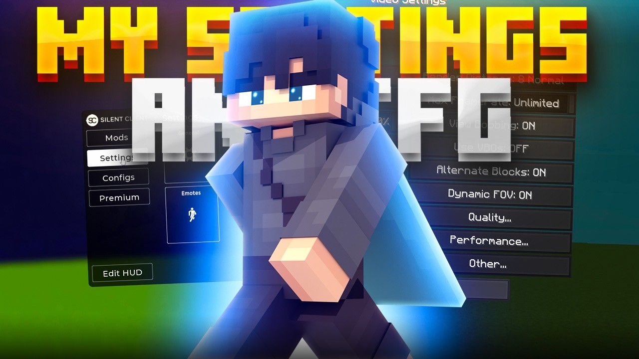 My settings and CFG \ vgxnx