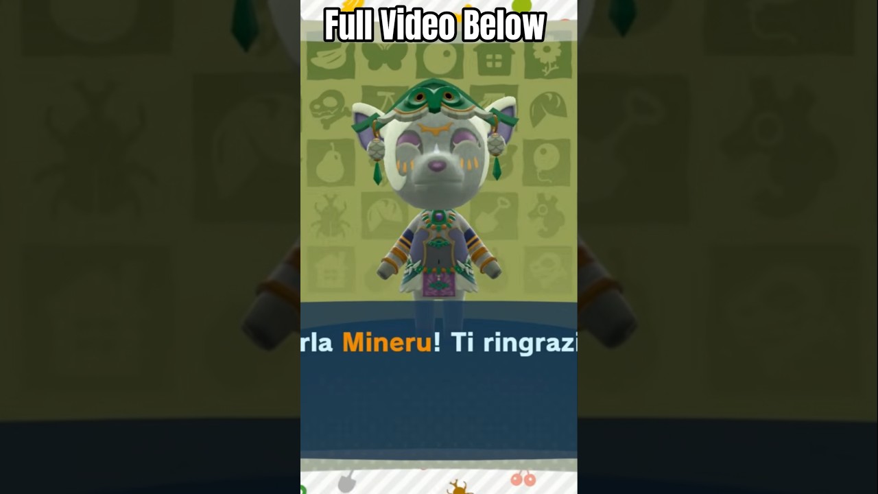 Wolf Link and Midna amiibo - Mineru in Animal Crossing 