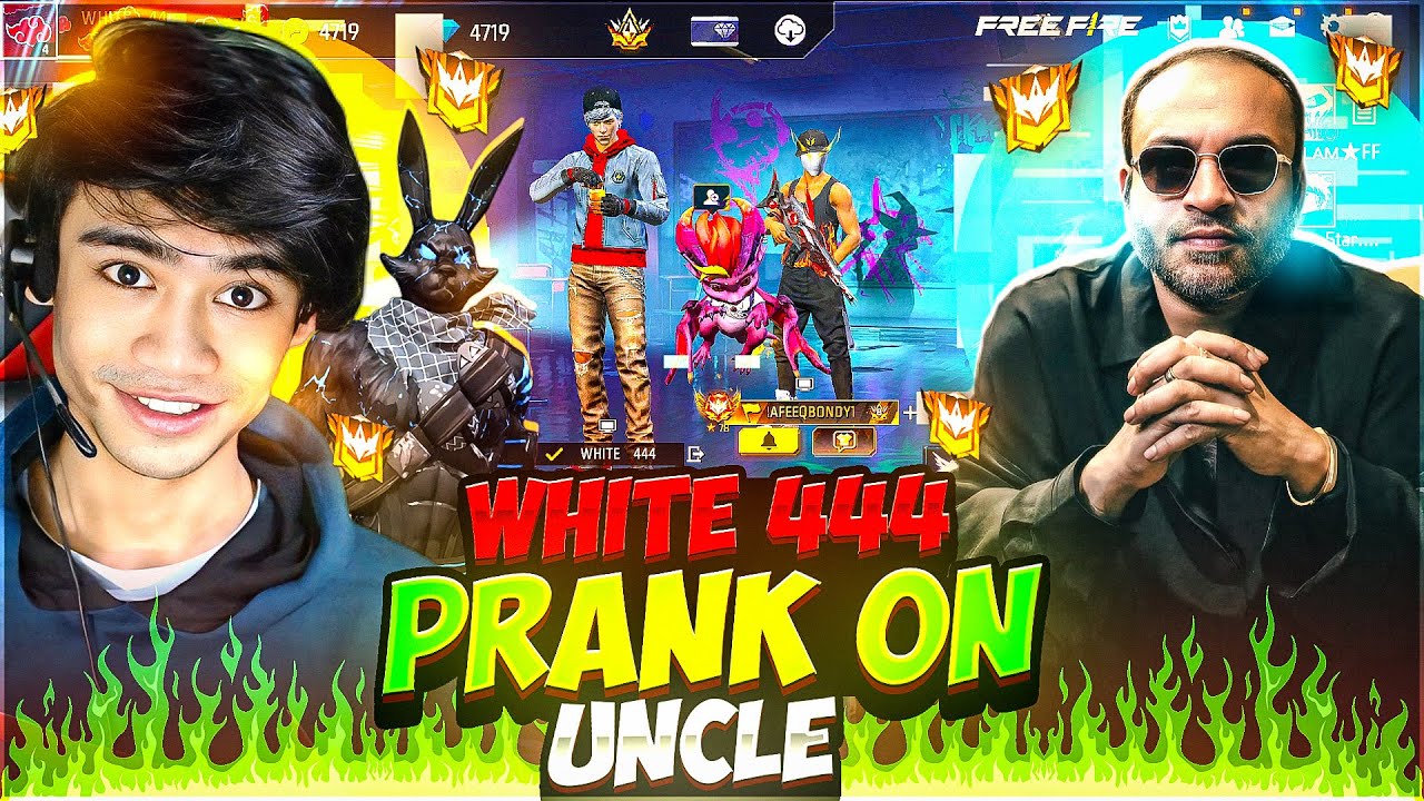 WHITE 444 PRANK ON  A UNCLE STREAMER || THE STAR