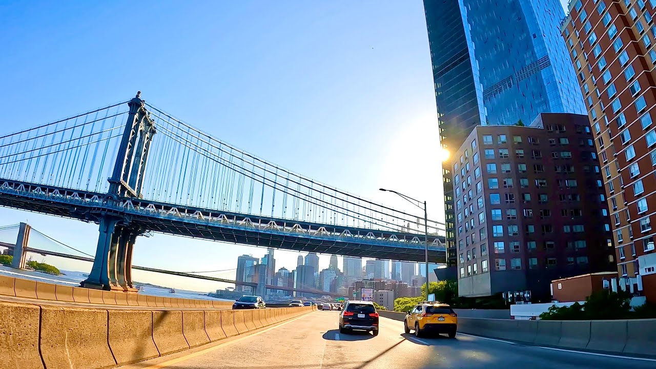 4K Driving from Long Island City, NY to Jersey City, NJ