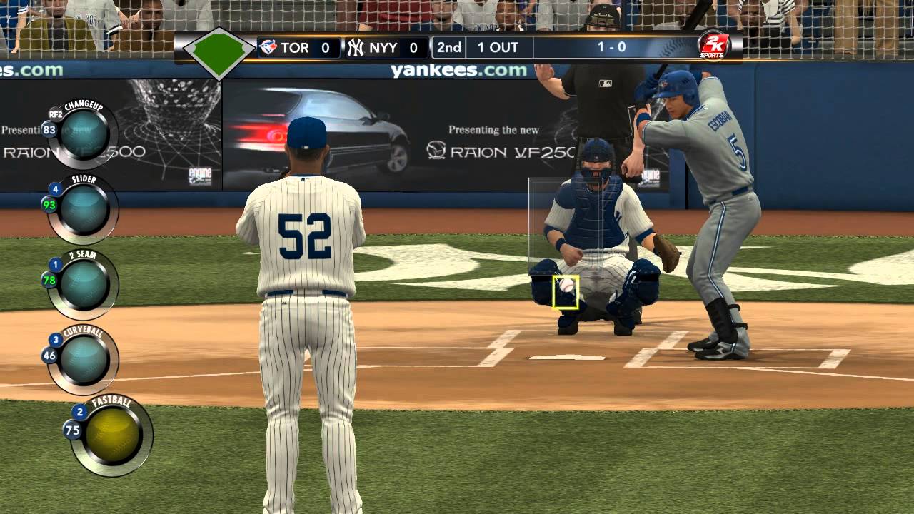 MLB 2K12 ~ Yankees vs. Blue Jays ~ Part 1