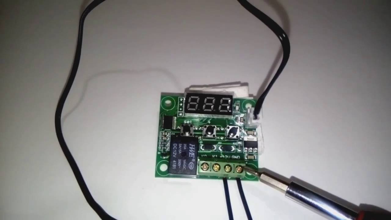 INSTALAR MINI TERMOSTATO W1209 a 12V y 110V