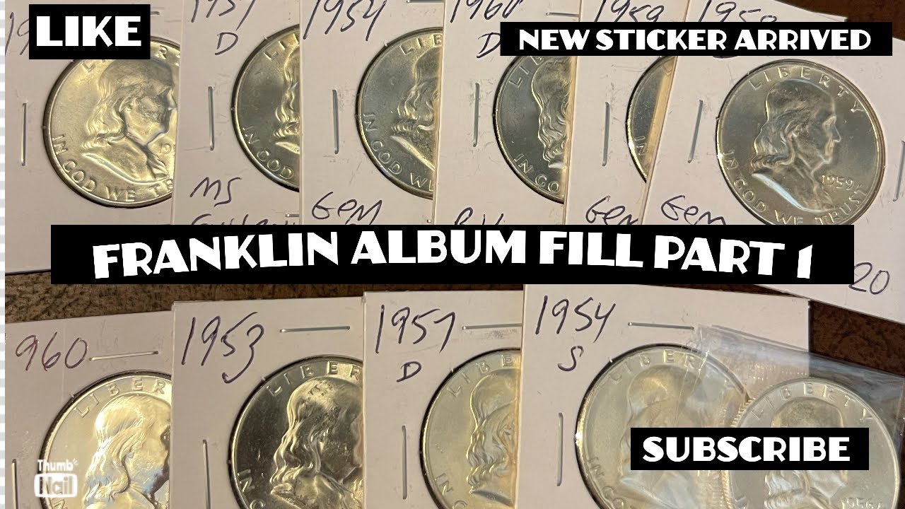Franklin Half Dollar Album Series Part 1 #dansco #album #silver #collector