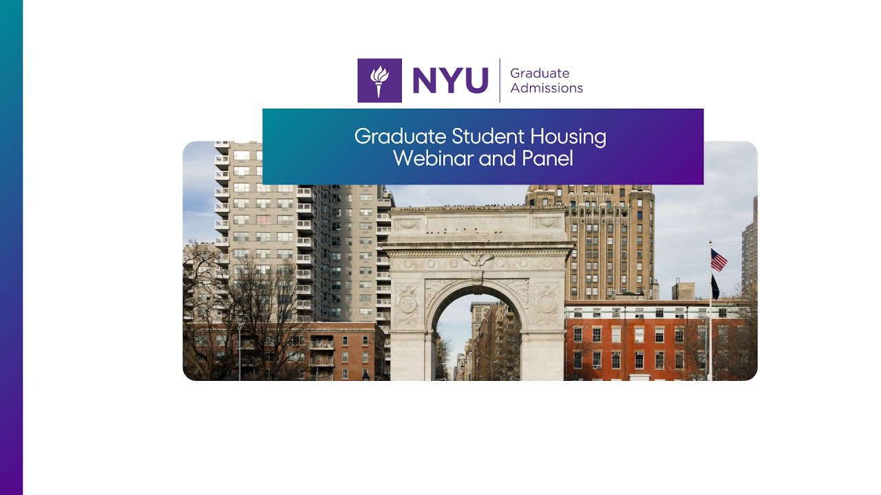 Graduate Housing Webinar and Panel (June 4)