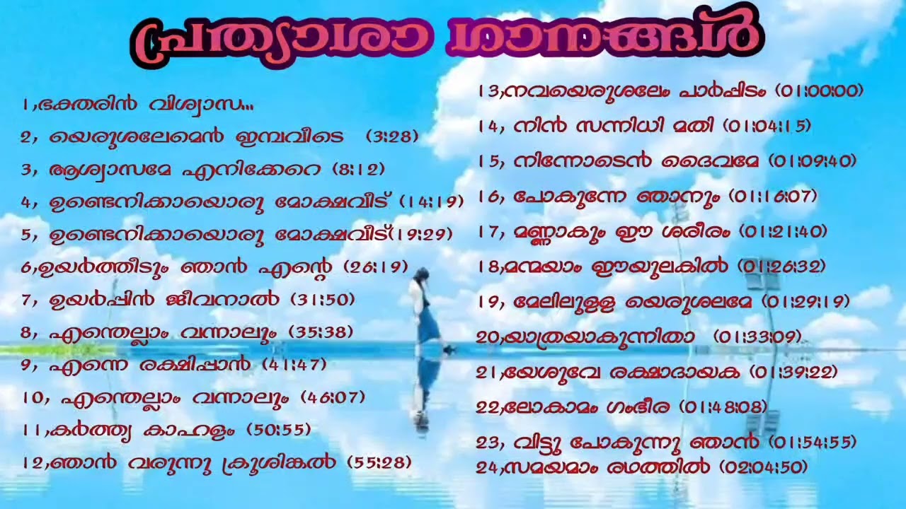 പ്രത്യാശാ ഗാനങ്ങൾ|Prathyasha Ganangal | Christian Devotional hopeful non stop songs