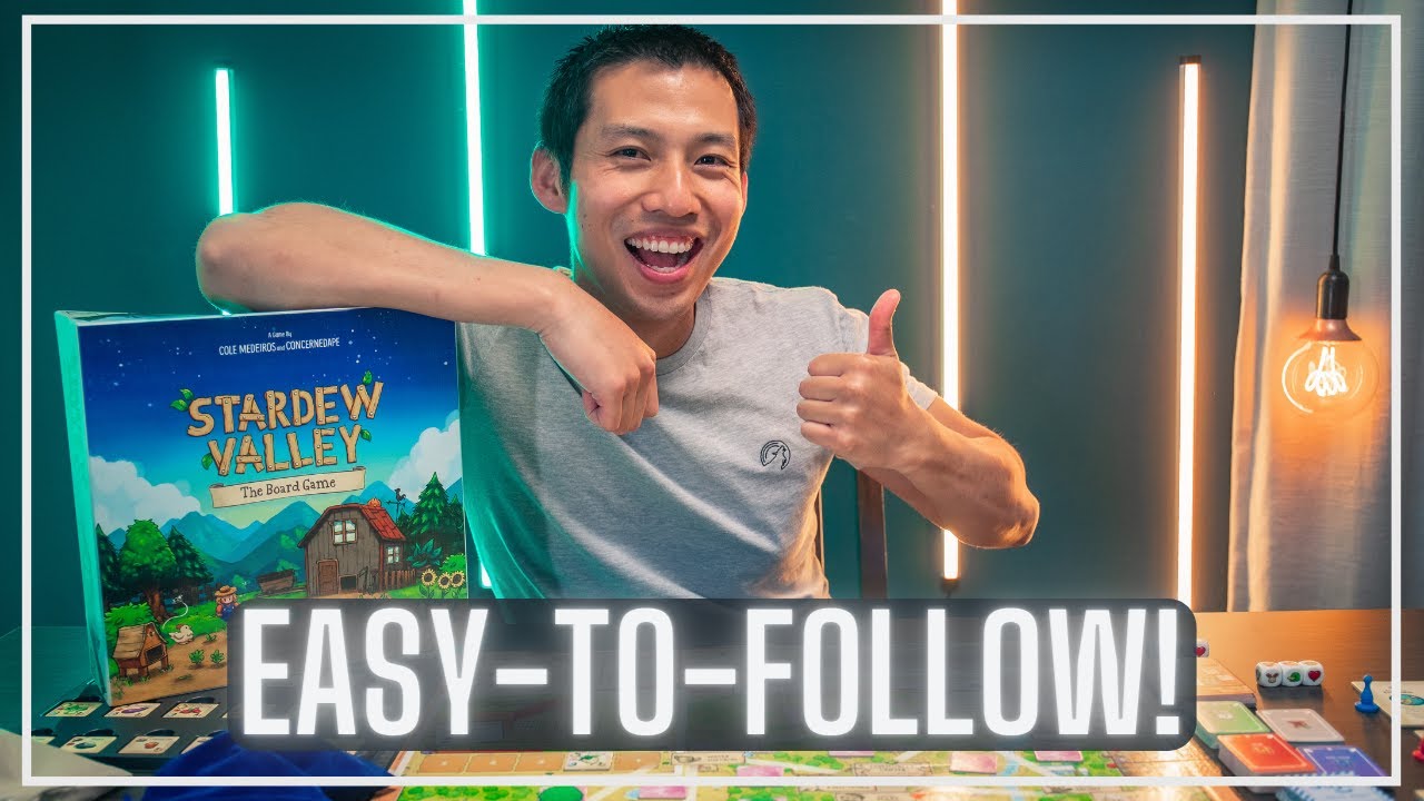 How to Play STARDEW VALLEY THE BOARD GAME! A Cinematic Tutorial!