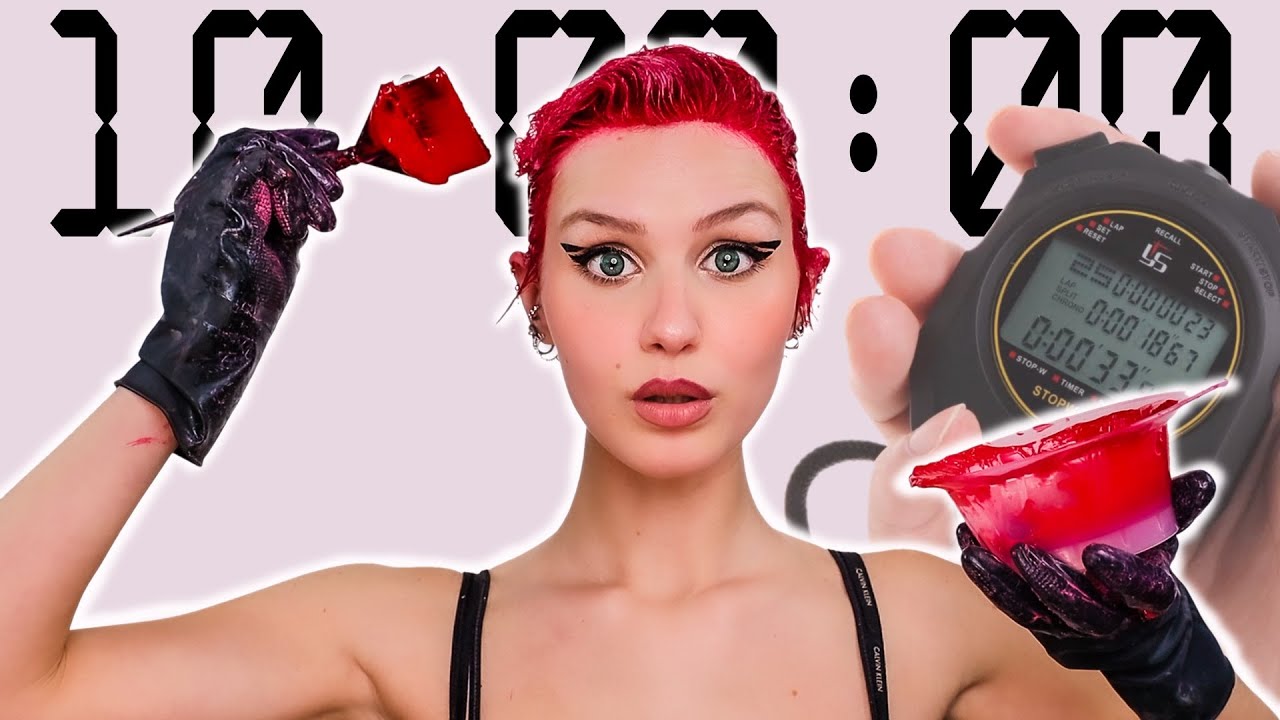 i'm bored...Dyeing my hair HOT PINK in 10 MINUTES