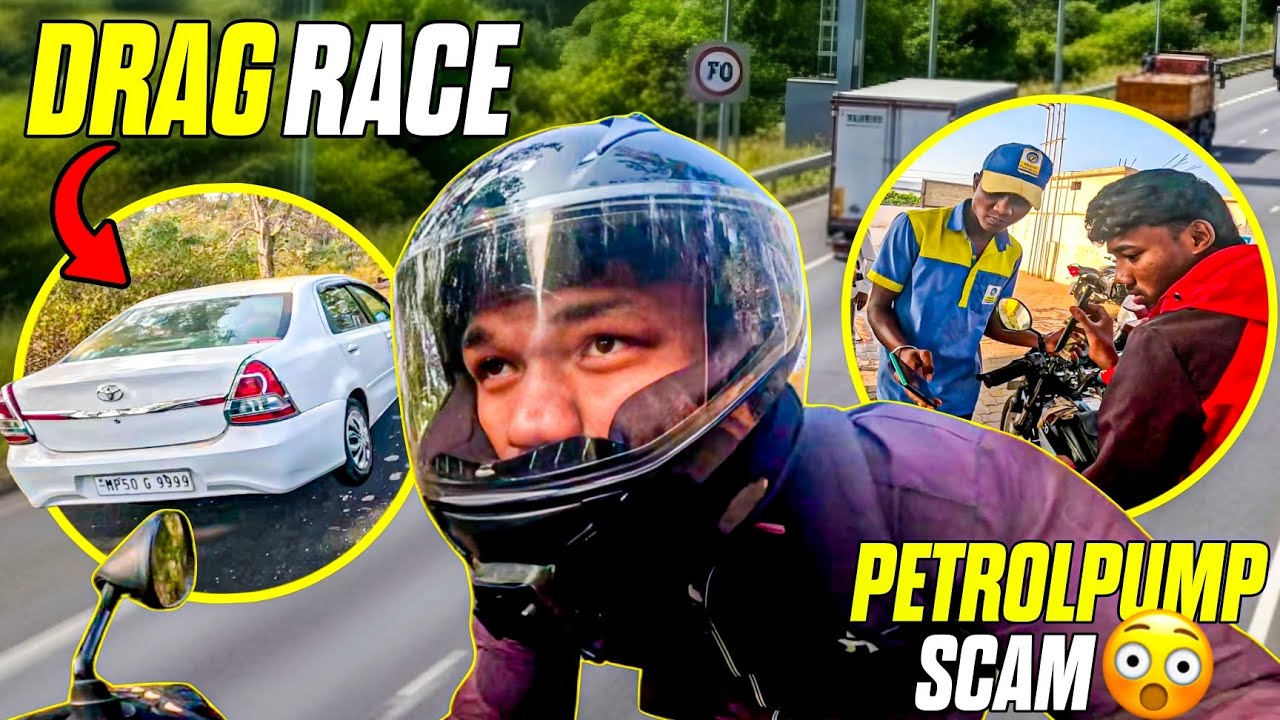 SUNDAY Ride Pr Car Wale Se Race Lag Gaya 😍 Petrol Pump Pr Ye Kya Ho Gaya 😡