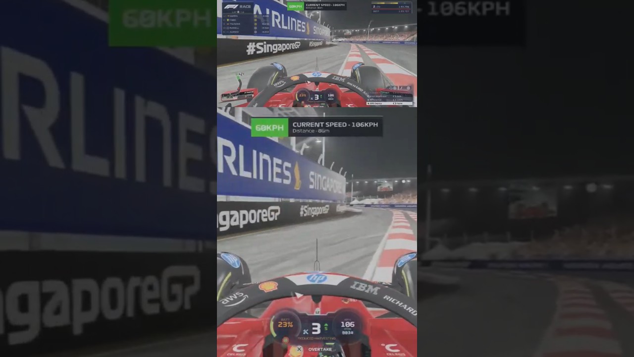 ALMOST A BIG CRASH IN PIT LANE 😱🥵 #f125game #f125gameplay #f125 #f1simracing #f1crashes
