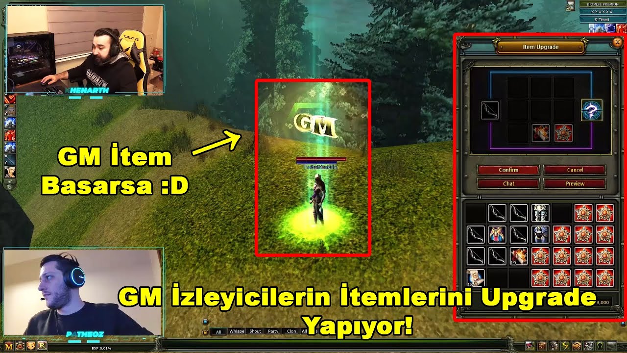 NttGame - GM İzleyicilerin İtemlerini Upgrade Yapıyor! GM İtem Basarsa? l Knight Online