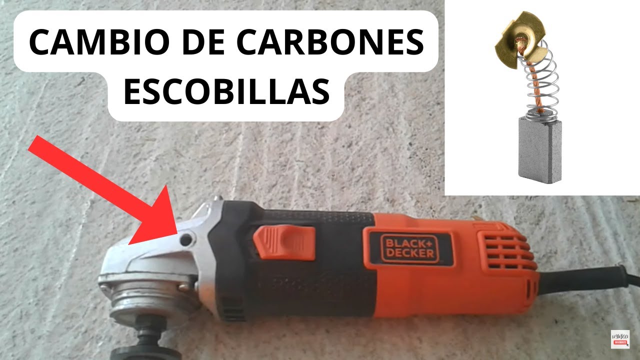 SI TU AMOLADORA ya NO FUNCIONA PRUEBA ESTO! como cambiar los carbones en la amoladora