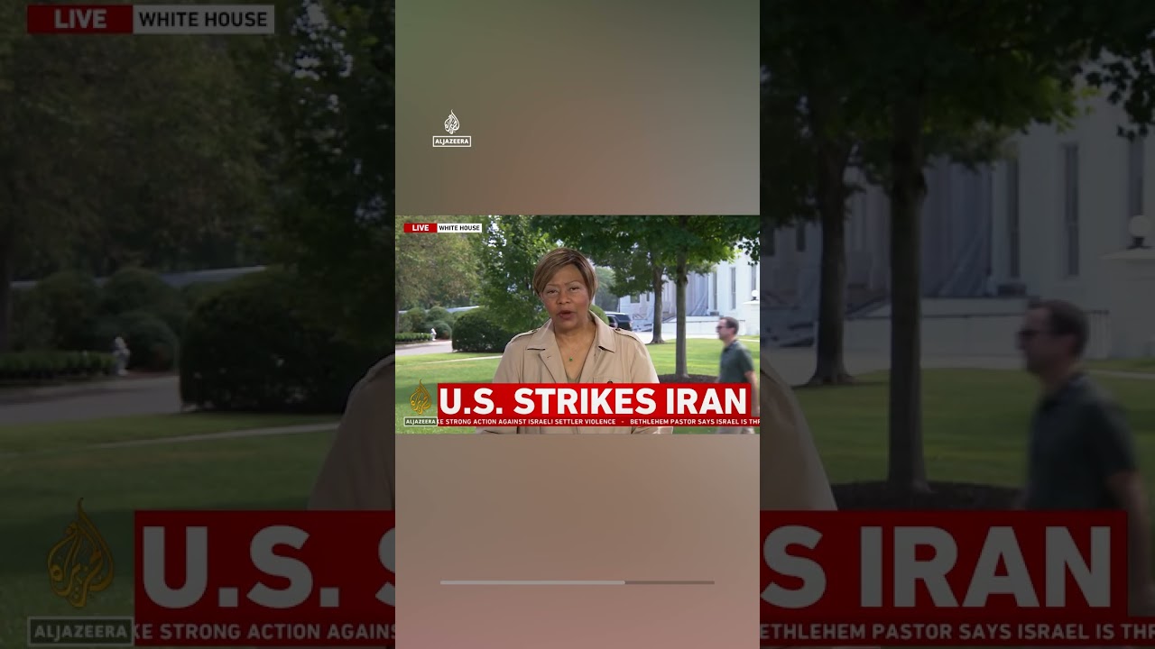 The US military began striking targets in Iran, CENTCOM says | AJ #shorts