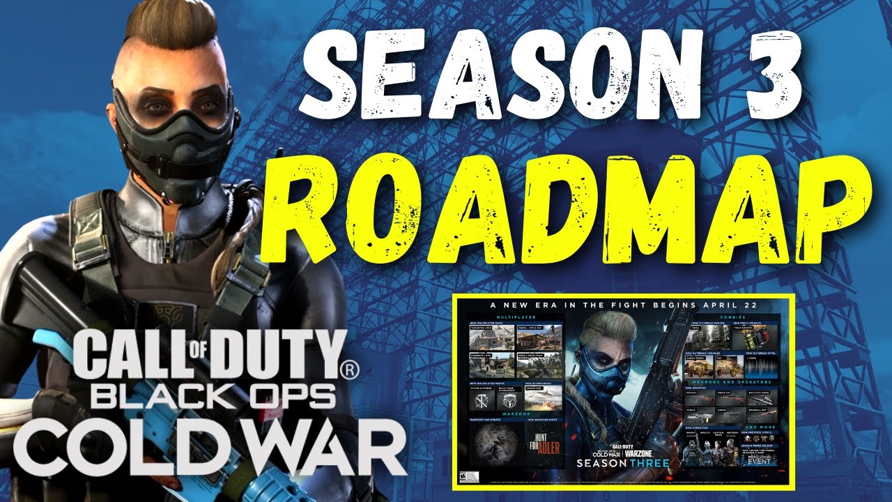 Season 3 ROADMAP!! NO CONTENT!!! 2 Maps, 2 Useless Guns, No ZOMBIES Content (Black Ops Cold War)