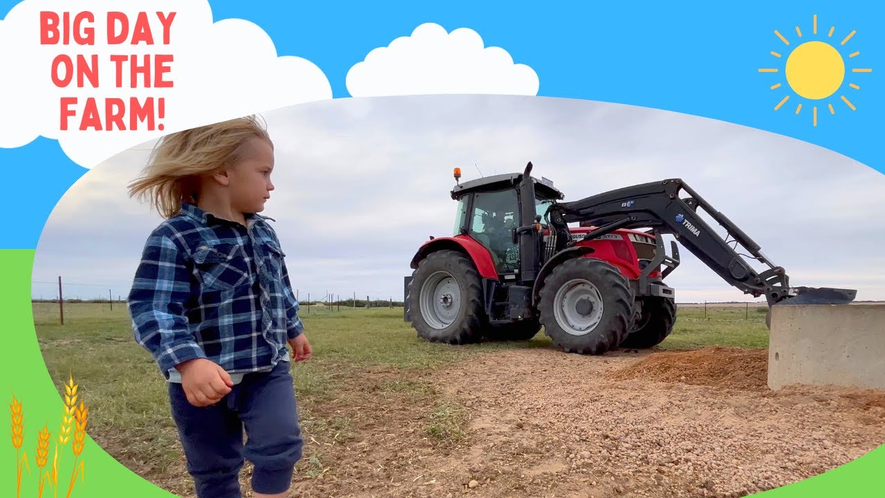 Real Farm Tractors, Cows, Goats & Sheep | Fun Farm Adventures for Kids | Tractor Videos