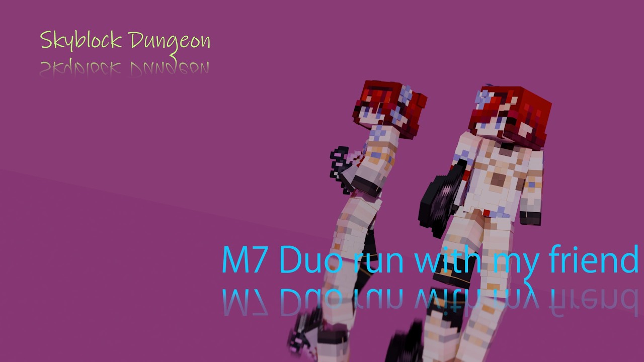Hypixel Skyblock M7 Duo run with my friend Mage POV  run