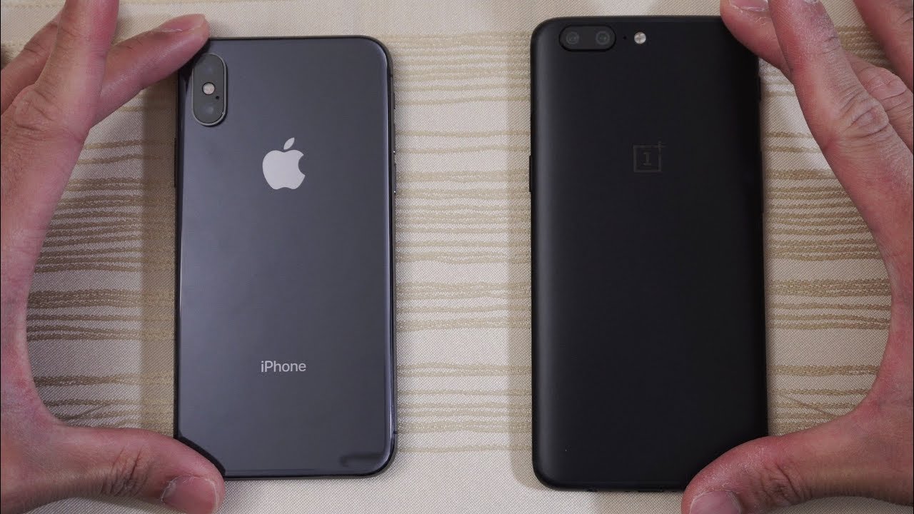 iPhone X vs OnePlus 5 - Speed Test! Which is Fastest? (4K)