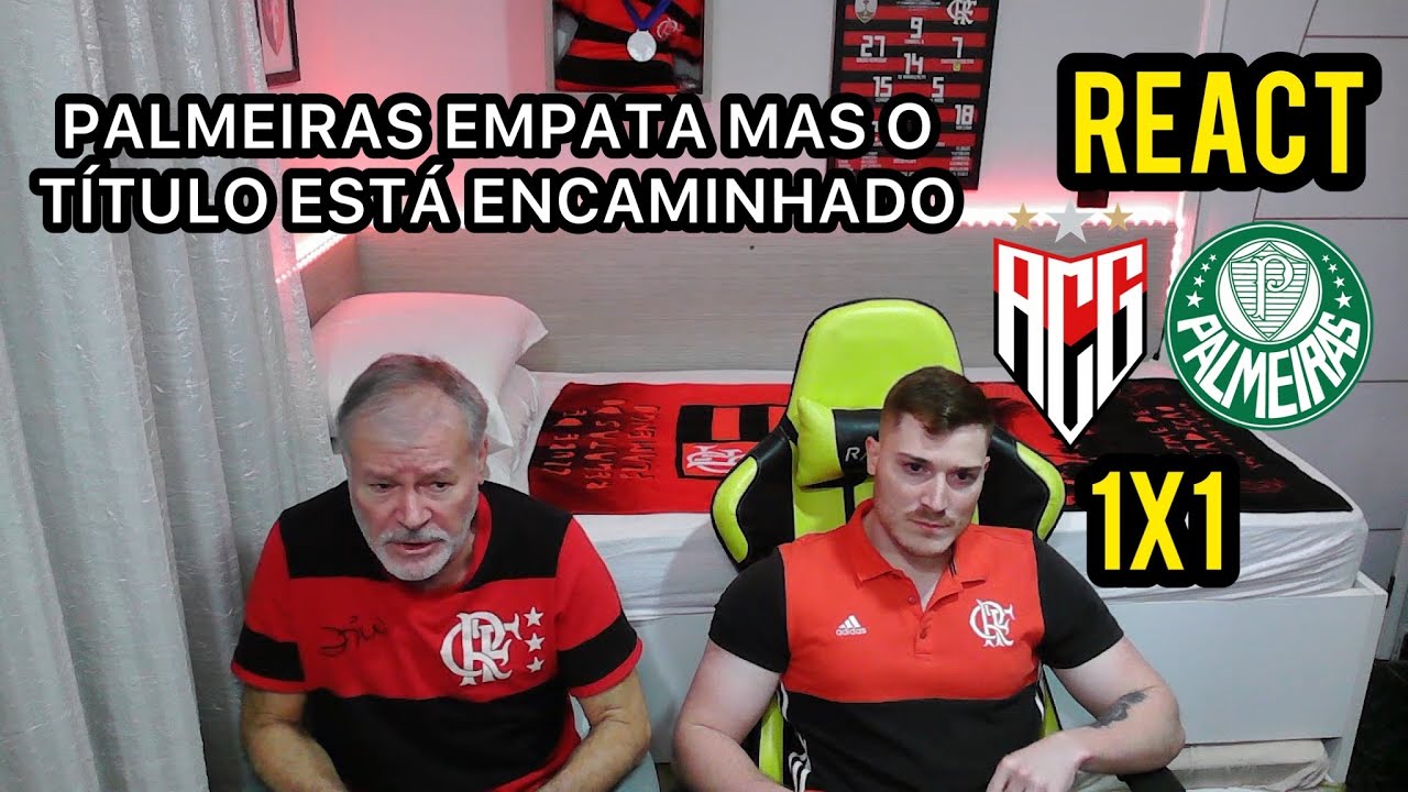 REACT - Atlético Go 1 x 1 Palmeiras | Brasileirão 2022. PALMEIRAS EMPATA!
