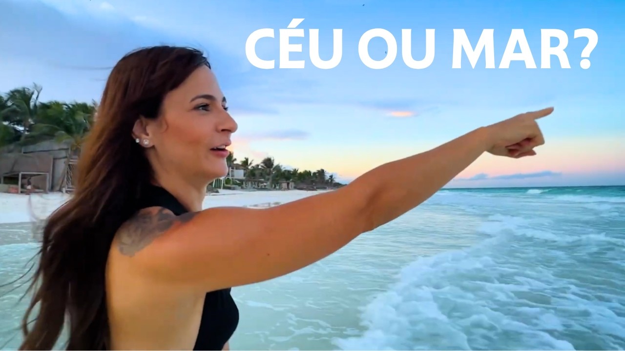 MÉXICO🇲🇽 O MAR MAIS TURQUESA DO MUNDO FICA AQUI EM TULUM | DANI NOCE VIAGEM 309