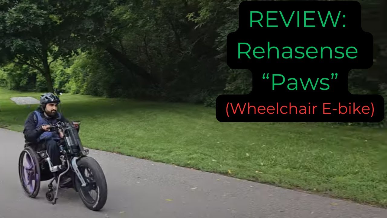 Rehasense PAWS | Wheelchair Power Assist Device | Wheelchair Motor Attachment | Manual Wheelchair
