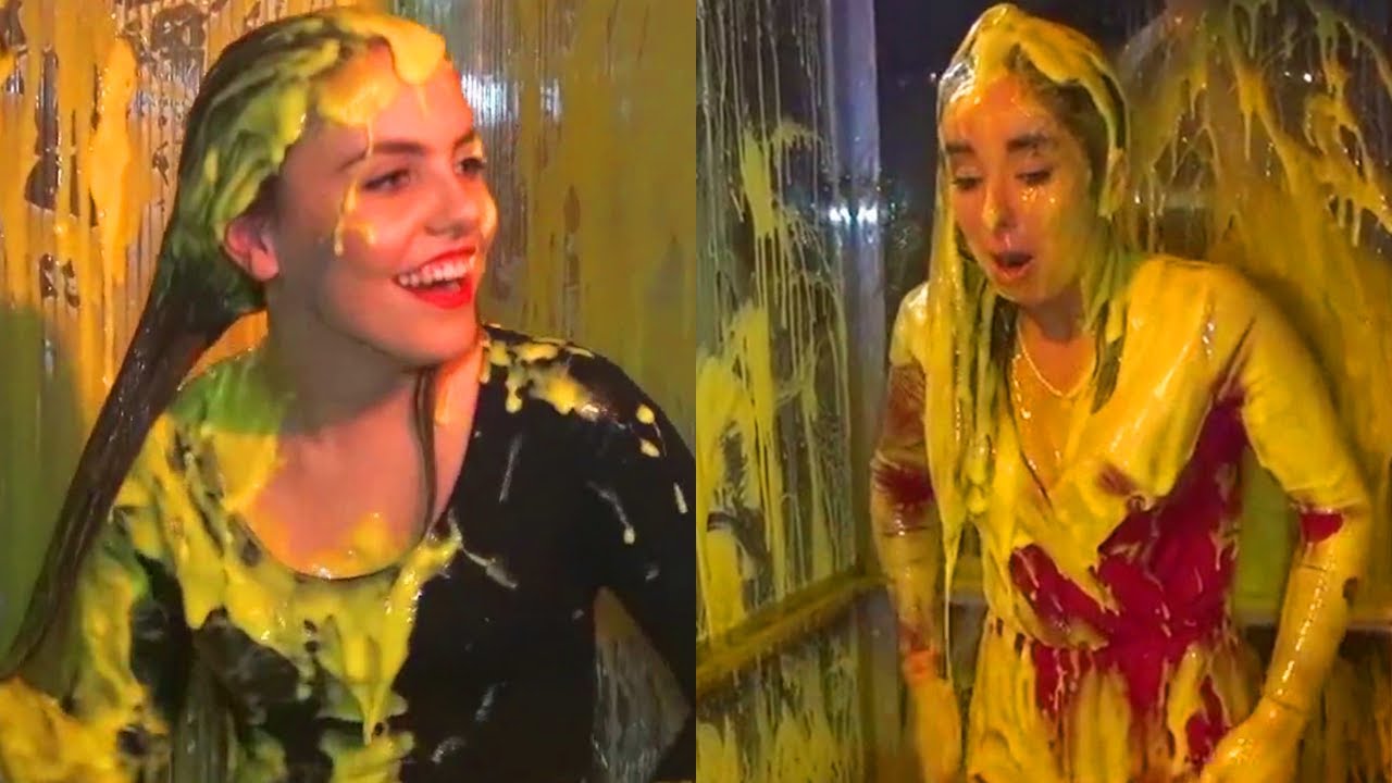 Beautiful Girls Gunged and Dunked in a Nightclub Compilation